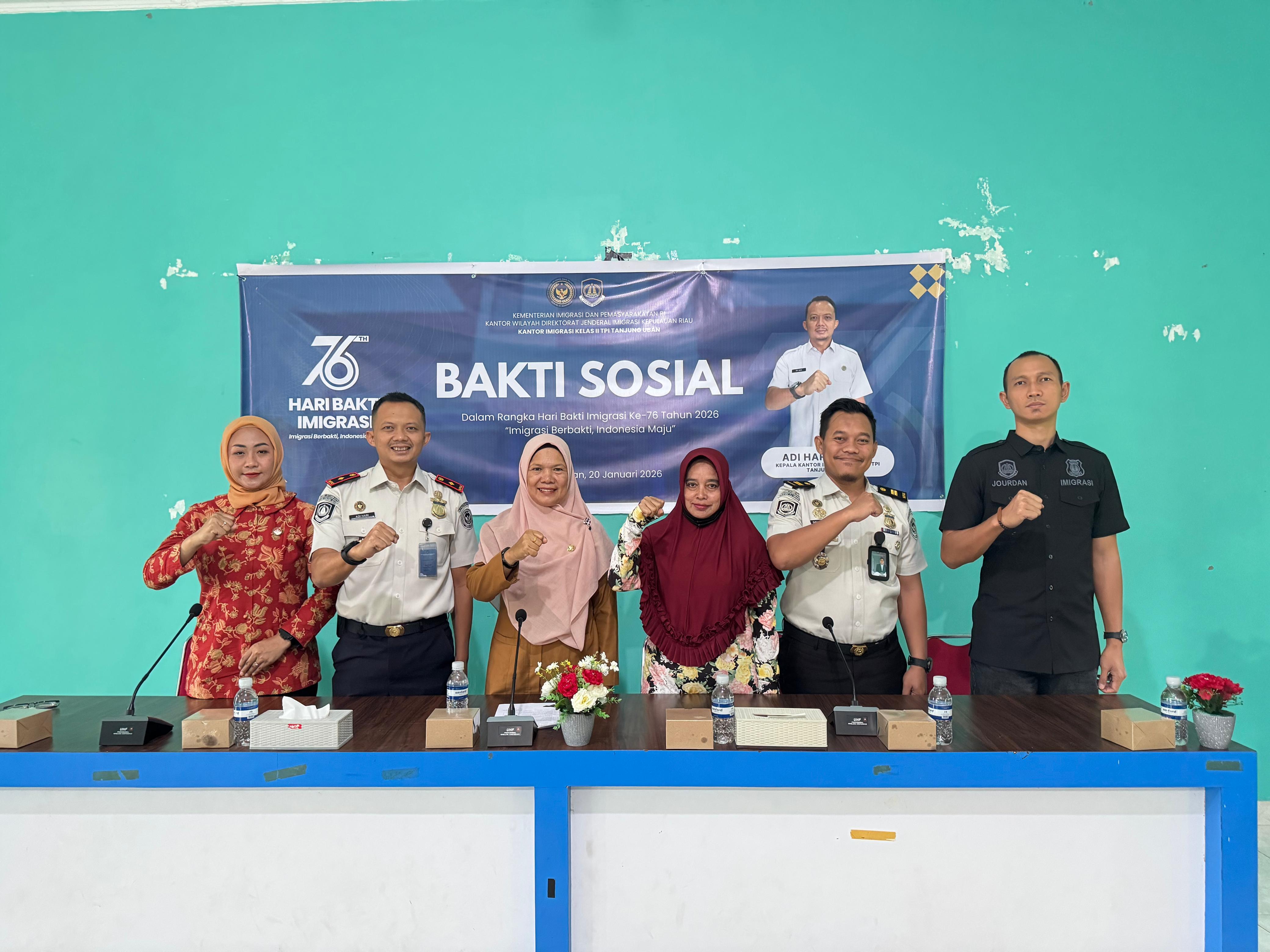 Peringati Hari Bakti Imigrasi ke 76 Kantor Imigrasi Tanjung Uban Imigrasi 